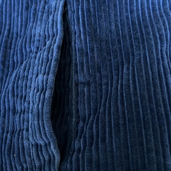 EUC Hanna Andersson Royal Corduroy Sherpa Lined Button Down Jacket - Picture 4 of 9